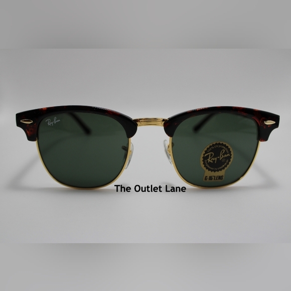 Model Display Ray-Ban Clubmaster Green G15 Lens RB3016 - Picture 5 of 16